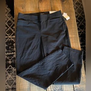 Black Straight Leg Stretch Pants NWT